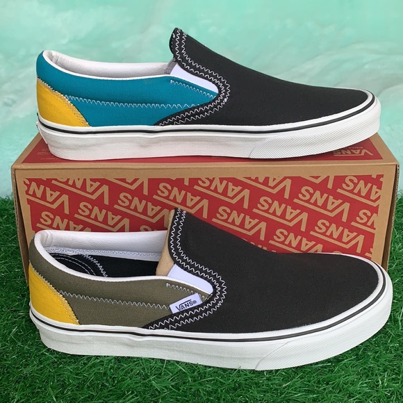 VANS CLASSIC SLIP ON ZIG ZAG MULTI/TRUE WHITE WMNS - Picture 2 of 16